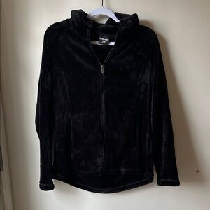 32 Degrees Black Zip-Up Hoodie